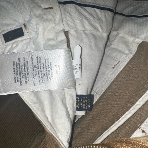 🍯 POLO corduroy pants • straight leg • khaki/tan chinos - Picture 8 of 8